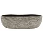 Lavabo encimera rectangular cerámica gris negro 48x37,5x13,5 cm de , Lavabos - Ref: Foro24-155097, Precio: 106,42 €, Descuent...
