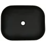Lavabo encimera rectangular cerámica gris negro 48x37,5x13,5 cm de , Lavabos - Ref: Foro24-155097, Precio: 106,42 €, Descuent...