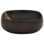 Black ceramic oval countertop washbasin 59x40x14 cm by , Sinks - Ref: Foro24-155106, Price: 136,58 €, Discount: %