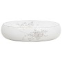 Lavabo sobre encimera ovalado cerámica blanco 59x40x15 cm de , Lavabos - Ref: Foro24-155110, Precio: 159,13 €, Descuento: %