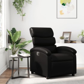 Black Faux Leather Recliner by , Armchairs - Ref: Foro24-371713, Price: 207,50 €, Discount: %