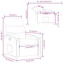 Schwarzer Liegesessel aus Kunstleder von , Sessel - Ref: Foro24-371713, Preis: 207,50 €, Rabatt: %