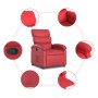 Roter Kunstledersessel von , Sessel - Ref: Foro24-371718, Preis: 199,14 €, Rabatt: %