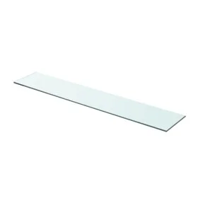 Clear glass shelf panel 80x15 cm by vidaXL, Shelves and shelves - Ref: Foro24-243833, Price: 16,50 €, Discount: %