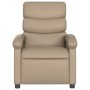 Cappuccino-colored synthetic leather reclining massage chair by , Armchairs - Ref: Foro24-371726, Price: 252,76 €, Discount: %