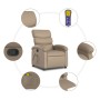 Cappuccino-colored synthetic leather reclining massage chair by , Armchairs - Ref: Foro24-371726, Price: 252,76 €, Discount: %