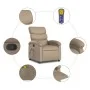 Sillón de masaje reclinable cuero sintético color capuchino de , Sillones - Ref: Foro24-371726, Precio: 247,92 €, Descuento: %
