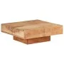 Mesa de centro de madera maciza de acacia 80x80x28 cm de , Mesas de centro - Ref: Foro24-323593, Precio: 180,67 €, Descuento: %