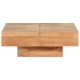Couchtisch aus massivem Akazienholz, 80 x 80 x 28 cm von , Couchtisch - Ref: Foro24-323593, Preis: 180,67 €, Rabatt: %