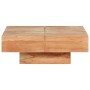 Solid acacia wood coffee table 80x80x28 cm by , Coffee table - Ref: Foro24-323593, Price: 170,40 €, Discount: %