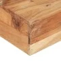 Mesa de centro de madera maciza de acacia 80x80x28 cm de , Mesas de centro - Ref: Foro24-323593, Precio: 180,67 €, Descuento: %