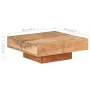 Mesa de centro de madera maciza de acacia 80x80x28 cm de , Mesas de centro - Ref: Foro24-323593, Precio: 180,67 €, Descuento: %