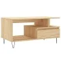 Couchtisch aus Sonoma-Eichensperrholz, 90 x 49 x 45 cm von , Couchtisch - Ref: Foro24-831023, Preis: 74,43 €, Rabatt: %