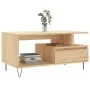Couchtisch aus Sonoma-Eichensperrholz, 90 x 49 x 45 cm von , Couchtisch - Ref: Foro24-831023, Preis: 74,43 €, Rabatt: %