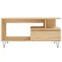 Couchtisch aus Sonoma-Eichensperrholz, 90 x 49 x 45 cm von , Couchtisch - Ref: Foro24-831023, Preis: 74,43 €, Rabatt: %