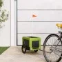 Pet Bicycle Trailer Iron Oxford Cloth Green Black by , pet strollers - Ref: Foro24-93913, Price: 97,14 €, Discount: %