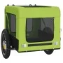 Haustier-Fahrradanhänger, Eisen-Oxford-Stoff, Grün, Schwarz von , Kinderwagen für Haustiere - Ref: Foro24-93913, Preis: 93,27...
