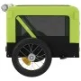 Haustier-Fahrradanhänger, Eisen-Oxford-Stoff, Grün, Schwarz von , Kinderwagen für Haustiere - Ref: Foro24-93913, Preis: 93,27...