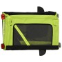 Haustier-Fahrradanhänger, Eisen-Oxford-Stoff, Grün, Schwarz von , Kinderwagen für Haustiere - Ref: Foro24-93913, Preis: 97,14...