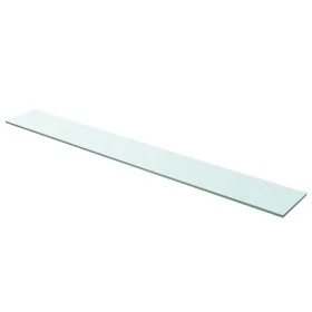 Clear glass shelf panel 110x15 cm by vidaXL, Shelves and shelves - Ref: Foro24-243848, Price: 22,25 €, Discount: %