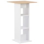 Stehtisch Sonoma in Weiß und Eiche, 60 x 60 x 110 cm von , Küchen- und Esstische - Ref: Foro24-280209, Preis: 86,53 €, Rabatt: %