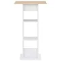 Stehtisch Sonoma in Weiß und Eiche, 60 x 60 x 110 cm von , Küchen- und Esstische - Ref: Foro24-280209, Preis: 85,55 €, Rabatt: %