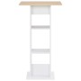 Stehtisch Sonoma in Weiß und Eiche, 60 x 60 x 110 cm von , Küchen- und Esstische - Ref: Foro24-280209, Preis: 86,53 €, Rabatt: %