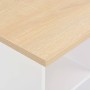Stehtisch Sonoma in Weiß und Eiche, 60 x 60 x 110 cm von , Küchen- und Esstische - Ref: Foro24-280209, Preis: 86,53 €, Rabatt: %
