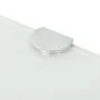 Corner shelf with chrome supports white glass 25x25 cm by vidaXL, Shelves and shelves - Ref: Foro24-243858, Price: 18,31 €, D...