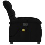 Sillón reclinable de masaje de tela negro de , Sillones - Ref: Foro24-371703, Precio: 211,44 €