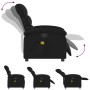 Sillón reclinable de masaje de tela negro de , Sillones - Ref: Foro24-371703, Precio: 211,44 €