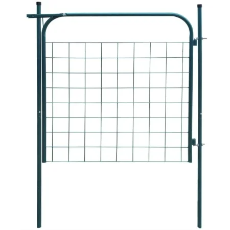 Garden fence gate 100x100 cm green by vidaXL, garden gates - Ref: Foro24-142292, Price: 101,98 €, Discount: %