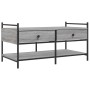 Sonoma gray engineered wood coffee table 99x50x50 cm by , Coffee table - Ref: Foro24-833963, Price: 72,59 €, Discount: %