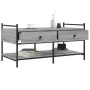 Mesa de centro madera de ingeniería gris Sonoma 99x50x50 cm de , Mesas de centro - Ref: Foro24-833963, Precio: 71,72 €, Descu...