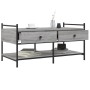 Sonoma gray engineered wood coffee table 99x50x50 cm by , Coffee table - Ref: Foro24-833963, Price: 72,59 €, Discount: %