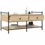 Sonoma oak engineered wood coffee table 99x50x50 cm by , Coffee table - Ref: Foro24-833961, Price: 70,57 €, Discount: %