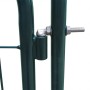 Puerta de valla de jardín 100x100 cm verde