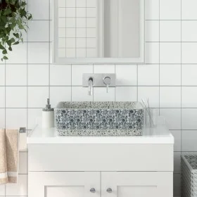 Gray blue ceramic rectangular countertop sink 46x35.5x13 cm by , Sinks - Ref: Foro24-155072, Price: 142,08 €, Discount: %