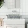 Gray blue ceramic rectangular countertop sink 46x35.5x13 cm by , Sinks - Ref: Foro24-155072, Price: 142,08 €, Discount: %
