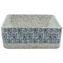 Gray blue ceramic rectangular countertop sink 46x35.5x13 cm by , Sinks - Ref: Foro24-155072, Price: 142,08 €, Discount: %