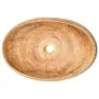 Brown ceramic oval countertop washbasin 59x40x15 cm by , Sinks - Ref: Foro24-155079, Price: 177,11 €, Discount: %