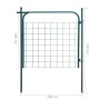 Gartenzauntor 100x100 cm grün von vidaXL, Gartentore - Ref: Foro24-142292, Preis: 104,53 €, Rabatt: %