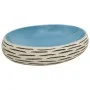 Multicolor ceramic oval countertop washbasin 59x40x15 cm by , Sinks - Ref: Foro24-155085, Price: 149,07 €, Discount: %