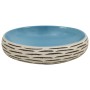Mehrfarbiges ovales Aufsatzwaschbecken aus Keramik, 59 x 40 x 15 cm von , Sinkt - Ref: Foro24-155085, Preis: 151,59 €, Rabatt: %