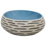 Mehrfarbiges ovales Aufsatzwaschbecken aus Keramik, 59 x 40 x 15 cm von , Sinkt - Ref: Foro24-155085, Preis: 151,59 €, Rabatt: %