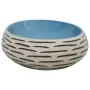 Multicolor ceramic oval countertop washbasin 59x40x15 cm by , Sinks - Ref: Foro24-155085, Price: 149,07 €, Discount: %