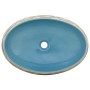 Multicolor ceramic oval countertop washbasin 59x40x15 cm by , Sinks - Ref: Foro24-155085, Price: 151,49 €, Discount: %