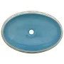 Multicolor ceramic oval countertop washbasin 59x40x15 cm by , Sinks - Ref: Foro24-155085, Price: 149,07 €, Discount: %