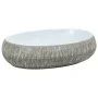 Ovales Aufsatzwaschbecken aus grauer und blauer Keramik, 59 x 40 x 15 cm von , Sinkt - Ref: Foro24-155093, Preis: 138,70 €, R...
