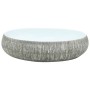 Gray and blue ceramic oval countertop sink 59x40x15 cm by , Sinks - Ref: Foro24-155093, Price: 146,22 €, Discount: %